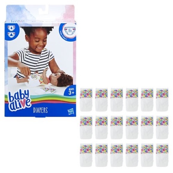 Baby Alive 18 Count Diapers Refill Set for Dolls - Picture 1 of 2